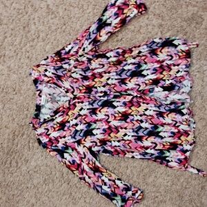 Avenue Multicolor Button Down Shirt